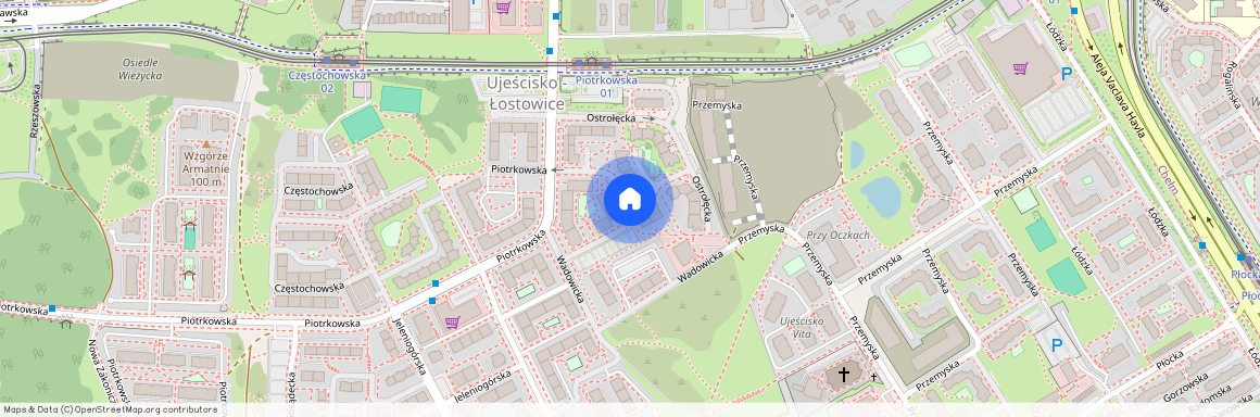 ul. Ostrołęcka, Ujeścisko-Łostowice, Gdańsk, pomorskie