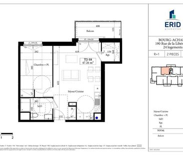 Location Appartement 2 pièces 47m² BOURG ACHARD 27310 - Photo 2