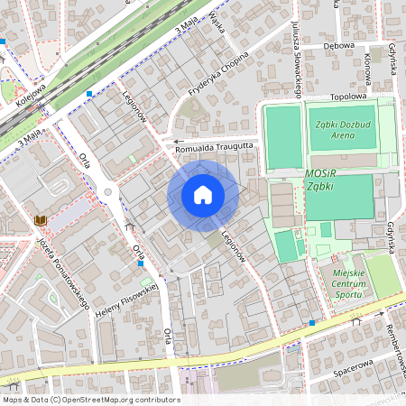 ul. Legionów, Ząbki, wołomiński, mazowieckie