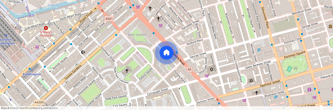 Park W Pl, St George's Fields, London W2 2QZ