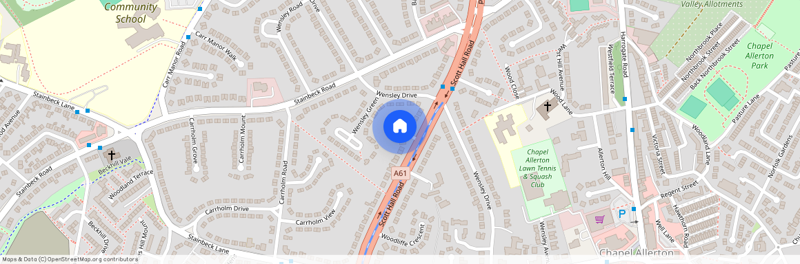 Wensley Green, Leeds, West Yorkshire, UK, LS7