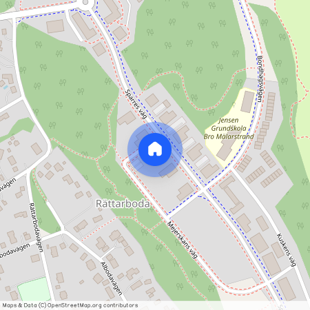 Sparres väg 12, Bro