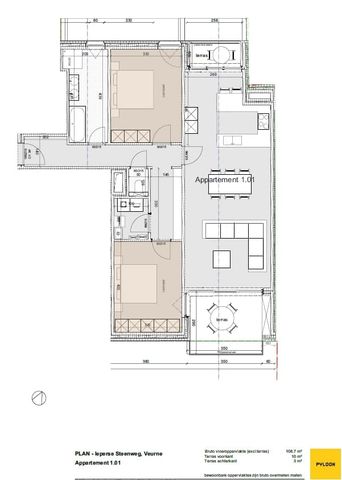 Nieuwbouw appartement op de eerste verdieping met garagebox - Foto 4