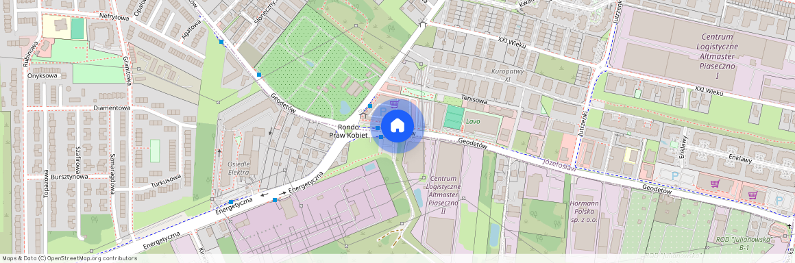 ul. Geodetów, Józefosław, Piaseczno, piaseczyński, mazowieckie