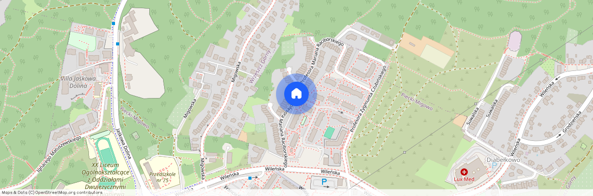 prof. Mariana Raciborskiego, Piecki-Migowo, Gdańsk, pomorskie