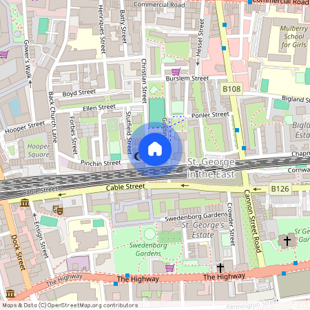 Christian Street, Aldgate, E1, London