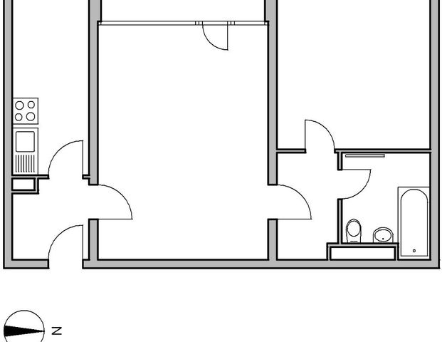 Demnächst frei! 2-Zimmer-Wohnung in Ratingen West - Photo 1