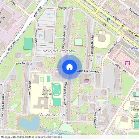 ul. Carla Goldoniego, Wawrzyszew, Bielany, Warszawa, mazowieckie