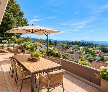 4.5 Zimmer Wohnung mit phantastischer Terrasse und Weitsicht - Photo 6