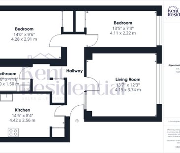 2 bed flat to rent in Old Castle Walk, Gillingham, ME8 - Photo 1