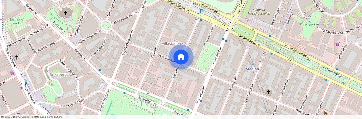 Floragatan, Stockholm