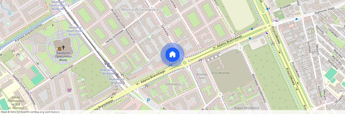 Warszawa Wilanów Błonia Wilanowskie