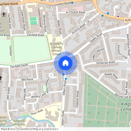 Clarence Villas, Kingston, Kingston upon Thames, KT1