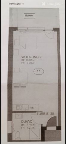 1 Zimmer, 30 m² - Foto 4