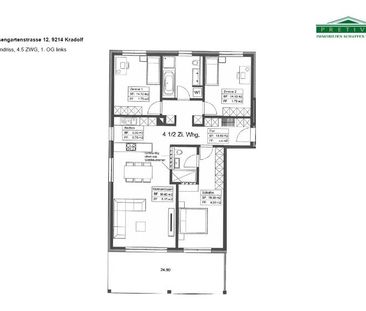 4.5 Zimmer, 114 m², 1. Stock - Foto 2