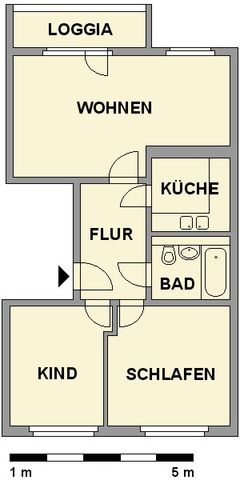 3-Raum-Wohnung mit Balkon zum Entspannen - Foto 5