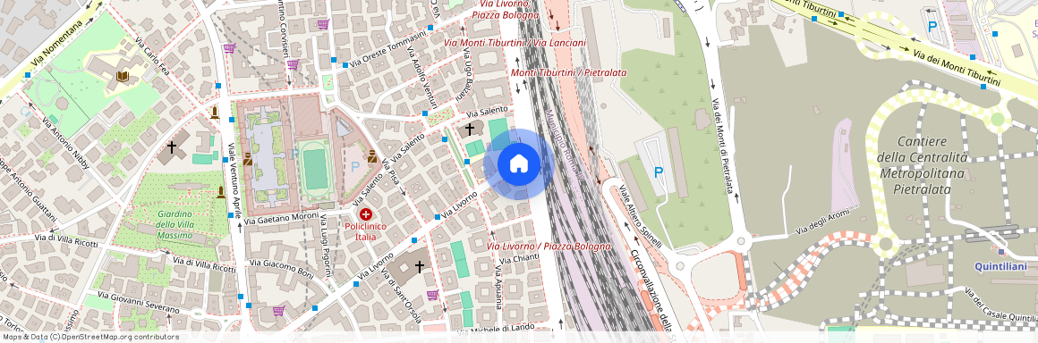 Via Livorno 82 Piazza Bologna Nomentano, Piazza Bologna, Policlinico Roma