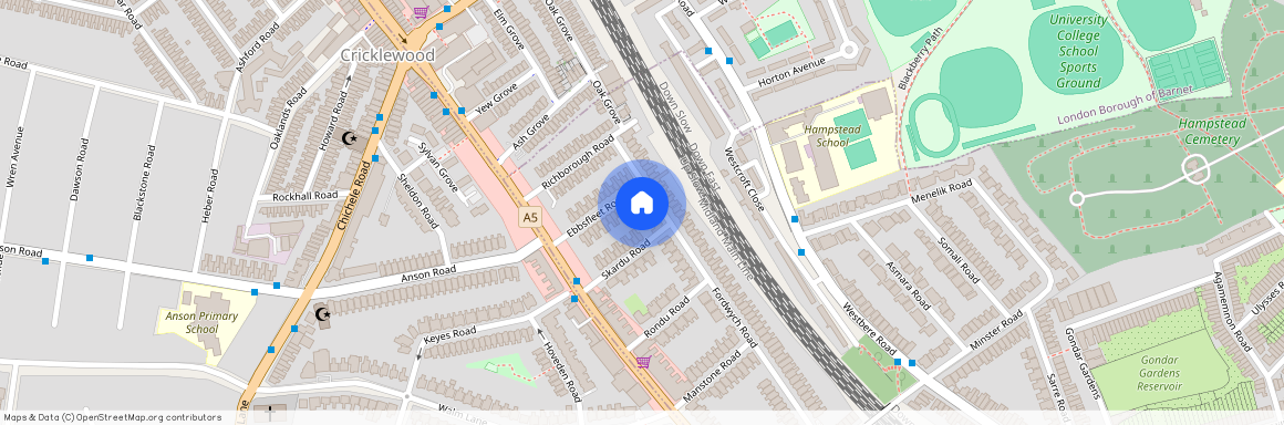 NW2, London
