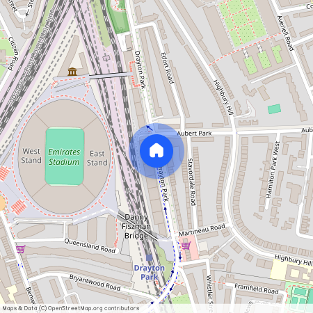 Drayton Park, Highbury, London, N5