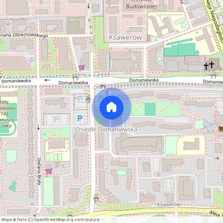 ul. Zygmunta Modzelewskiego, Ksawerów, Mokotów, Warszawa, mazowieckie