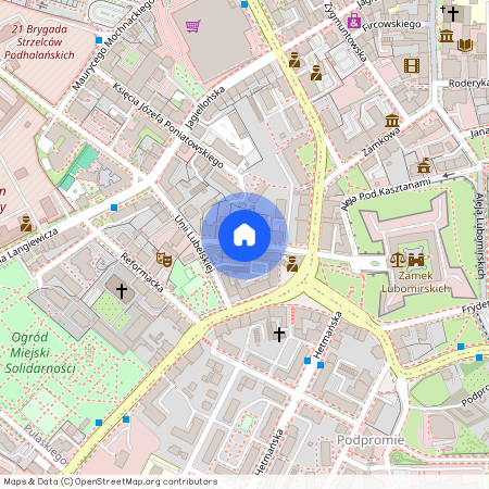 ul. Józefa Ignacego Kraszewskiego, Pułaskiego, Rzeszów, podkarpackie