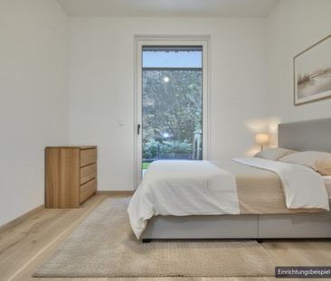 Gartenwohnung in Wels, Neubau 2022: 2 Zimmer, 59 m², Terrasse, Tiefgaragenplatz, provisionsfrei für Mieter - Photo 2