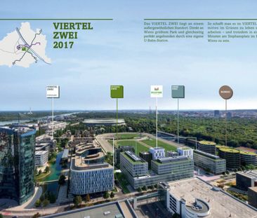 Viertel 2: Trabrennbahnausblick; Tischler-Meisterwerk! - Photo 1