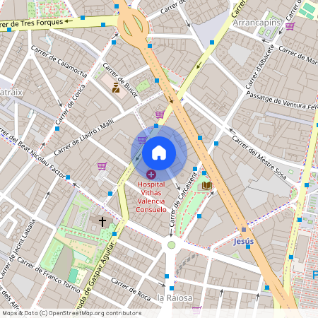 Calle Callosa de Ensarriá, 13, piso 3, puerta 6, 46007 Valencia, Extramurs