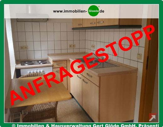 Geräumige 1-Raum-Wohnung mit Einbauküche im Erdgeschoss ab Dezember frei - Bebelstraße - Foto 1