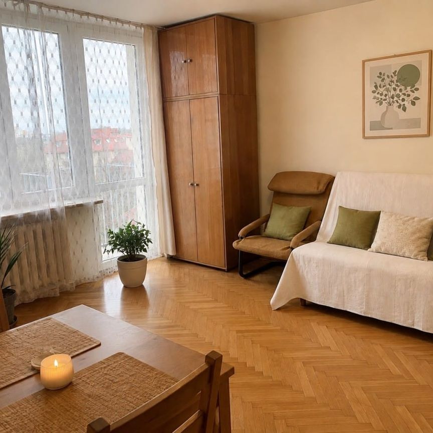 Cicha kawalerka do wynajęcia/10min do Metra Wierzb 30.24 m² - Zdjęcie 1