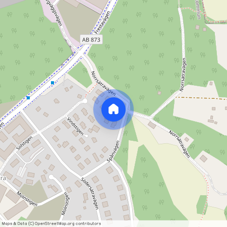 Spånvägen, Sollentuna