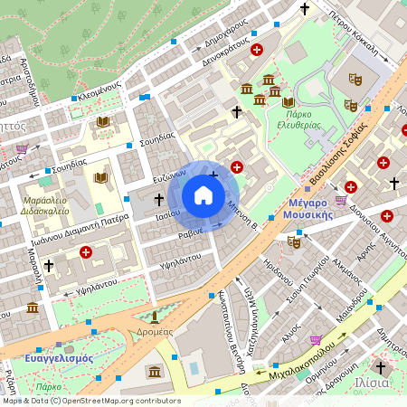 Μονής Πετράκη 10, 115 21 Αθήνα, Κολωνάκι (Κολωνάκι - Λυκαβηττός)
