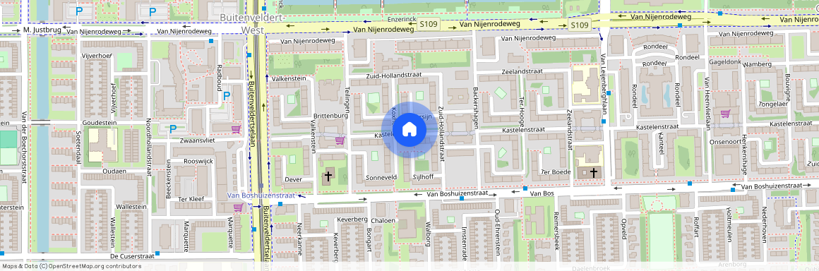 Buitenveldert-West, 1082 EE, Kastelenstraat, Amsterdam