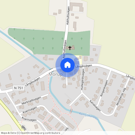 Långåsvägen, Morup