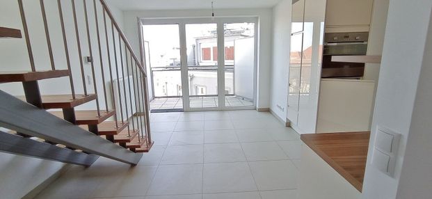 Dachmaisonette mit 2 Terrassen - absolute HOFRUHELAGE ! - Foto 1