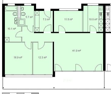 4.5 Zimmer, 116 m², 3. Stock - Photo 6