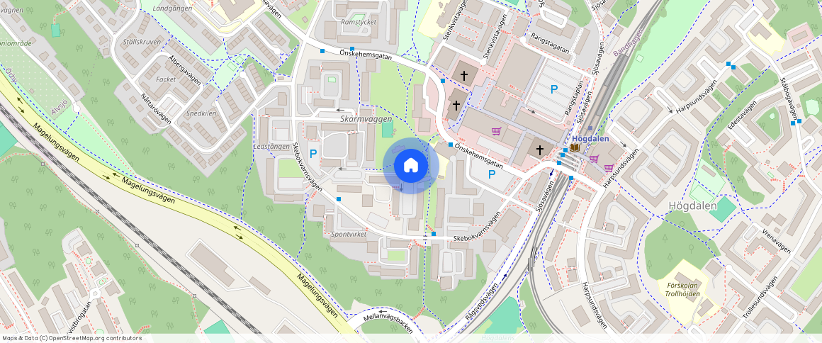 Skebokvarnsvägen 311, Högdalen