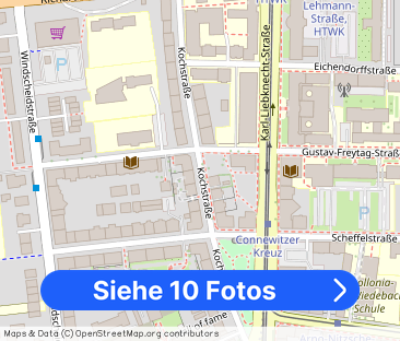 Attraktive 2-Zimmerwohnung am Connewitzer-Kreuz ! - Foto 1