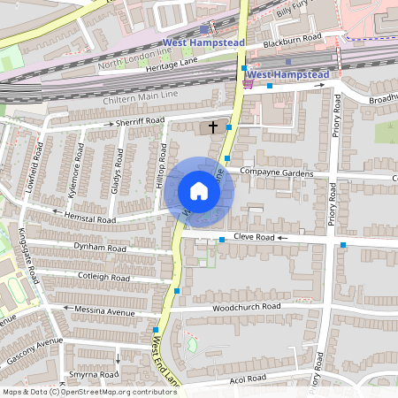 West End Lane, Hampstead, NW6, London