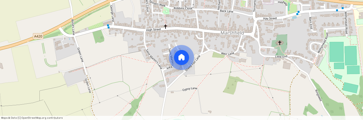 Sheepfair Lane, Marshfield, Chippenham, Wiltshire