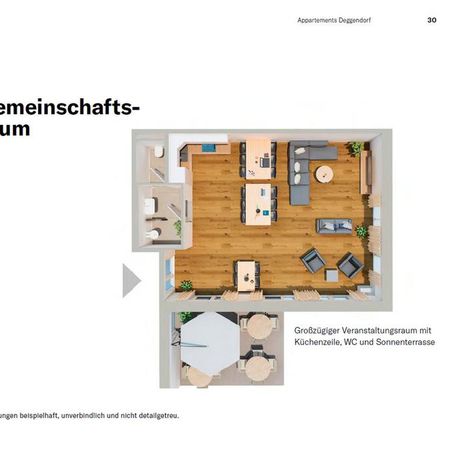 Appartementwohnen für Pflegepersonal, Auszubildende und Studierende - Photo 3