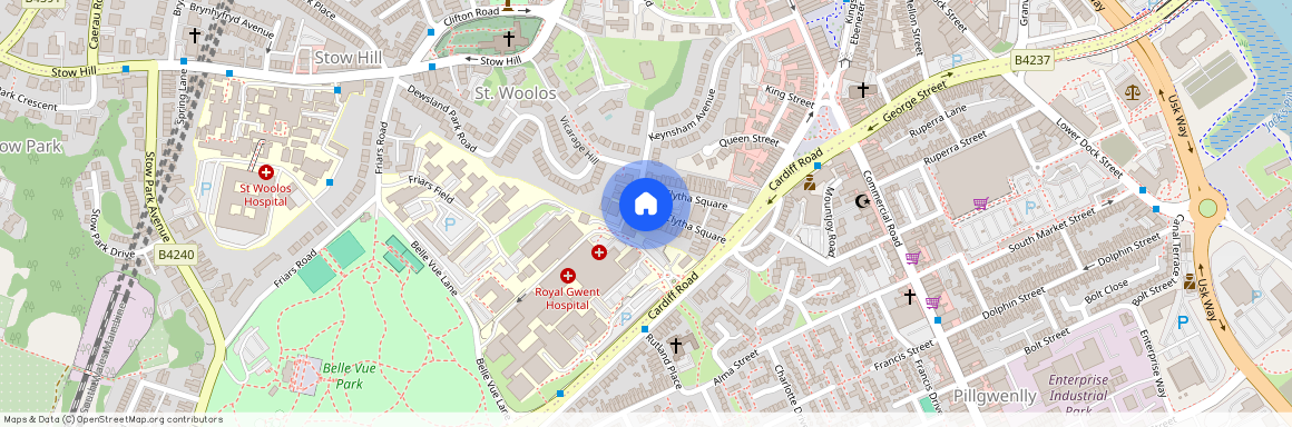 Clytha Square Newport Gwent NP20 2EF