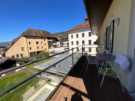 Appartement de 3.5 pièces avec balcon et cheminée - Photo 2