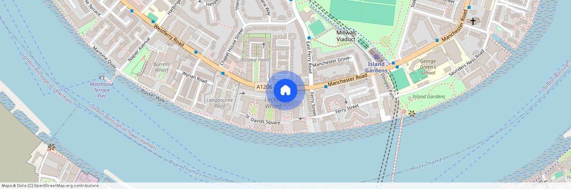 1 Bed Apartment at St. David’s Square, London, E14