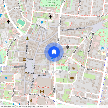 ul. Mikołaja Reja, Śródmieście, Rybnik, śląskie