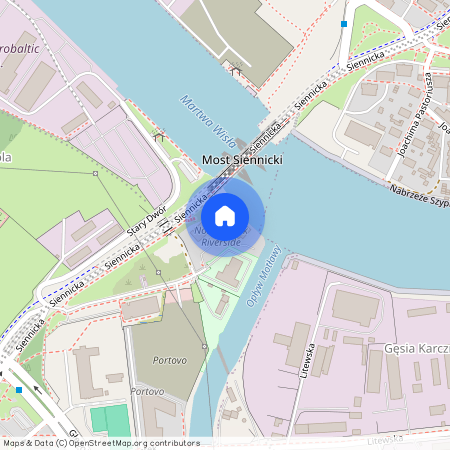 ul. Siennicka, Śródmieście, Gdańsk, pomorskie