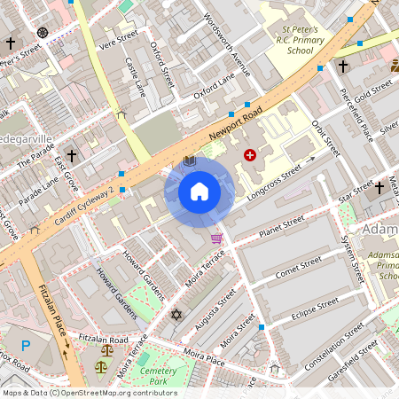 Glossop Rd, Cardiff, Cardiff CF24