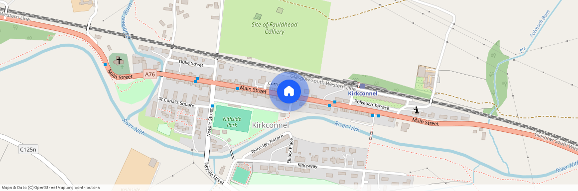 Church Row, Main Street, Kirkconnel, Sanquhar