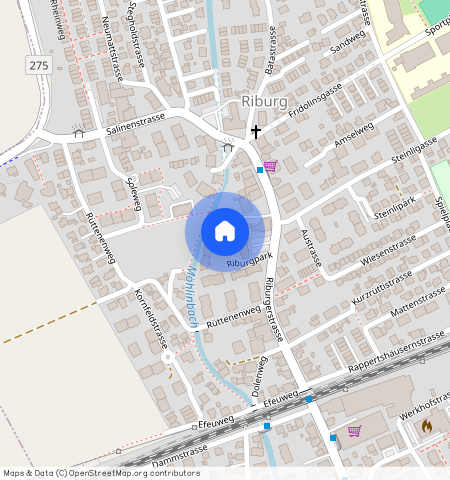 Riburgpark **, 4313 Möhlin, Lageplan