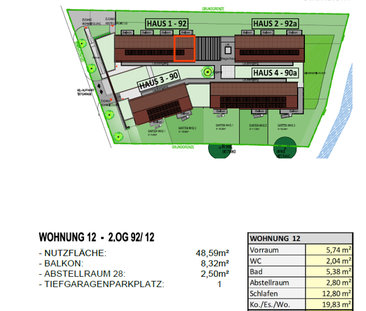 Sonnige Wohlfühloase mit Balkon – moderne 2 Zimmer Mietwohnung (48,... - Foto 5